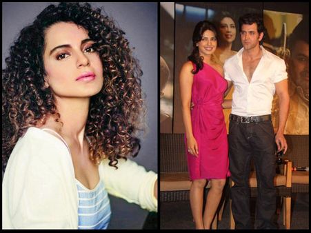Oh No, Not Again! Kangana Ranaut Makes Fun Of Hrithik Roshan & Priyanka Chopra!