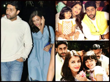 Post Dinner Date, Aishwarya Rai, Aaradhya & Abhishek Bachchan Attend Durga Puja In Mumbai [NEW PICS]