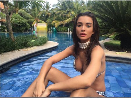 Hot Damn! Amy Jackson's Latest Bikini Picture Can Set The Roof On Fire