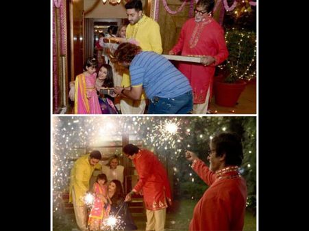 Adorable! Aishwarya's Cutie Aaradhya Bachchan Loves Celebrating Diwali & The Reason Is Amitabh!