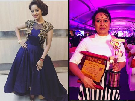 'Diya Aur Baati Hum' Stars Deepika Singh & Neelu Vaghela Win Big At TIIFA Awards 2016! [PICS]