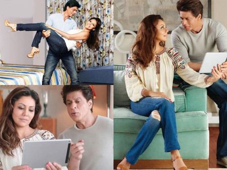 Adorable Pics! Gauri Khan Shows Who's The 'Boss' At Home To Shahrukh Khan