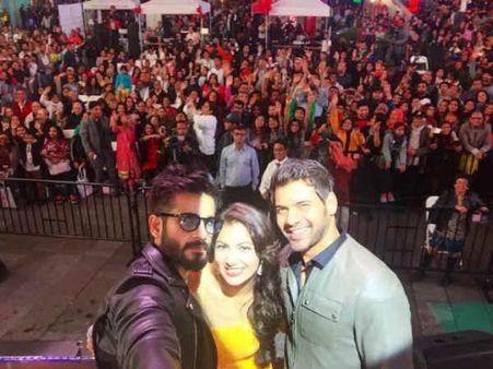 Kumkum Bhagya’s Sriti Jha & Shabbir Ahluwalia In New York! (PICS)