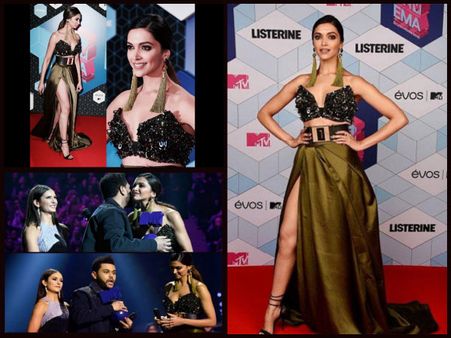 OOPS! Deepika Padukone Spotted At MTV EMAs 2016; An International Daily Calls Her Bollywood Blunder!