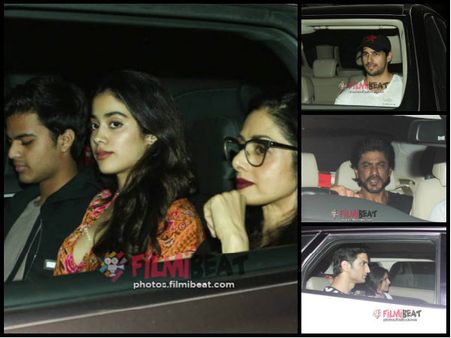 WOAH! Jhanvi Kapoor & Her Boyfriend Attend Dear Zindagi Screening With Sridevi & Boney Kapoor [Pics]