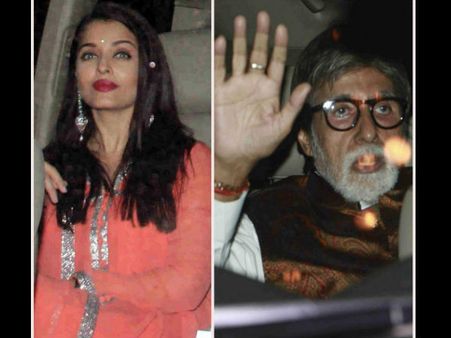 Latest Pictures: Aishwarya Rai Bachchan Attends An Engagement Ceremony With Amitabh Bachchan!