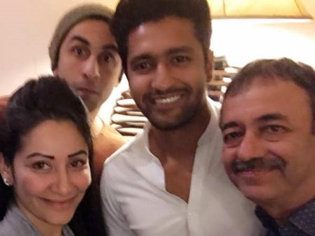 LOL! When Ranbir Kapoor Photobombed Rajkumar Hirani’s Birthday Picture