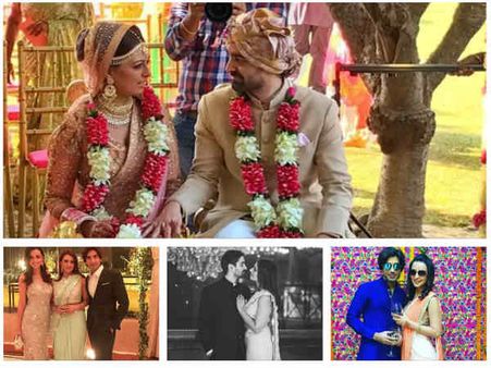 WEDDING PICTURES: Sanaya Irani & Mohit Sehgal Attend Roshni Chopra’s Sister Deeya Chopra’s Wedding