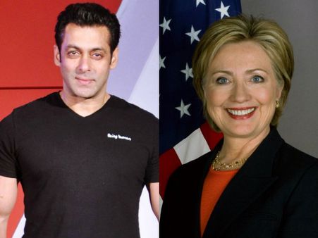 Salman Khan Supports Hillary Clinton For President!