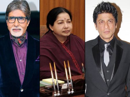 RIP Jayalalithaa: Shahrukh Khan, Amitabh Bachchan & Other Celebs Offer Condolences On Twitter