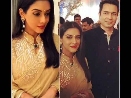 Lovely Couple! Asin Looks So Beautiful In This Picture With Hubby Rahul At A Wedding