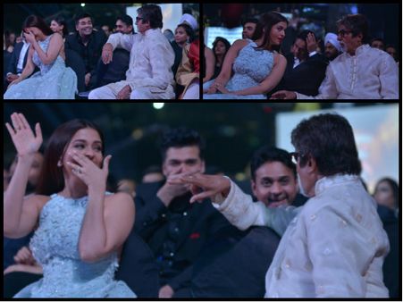 CLICKED: Aishwarya Rai Bachchan & Amitabh Bachchan On A Laugh Riot & Their Pictures Are All Heart!