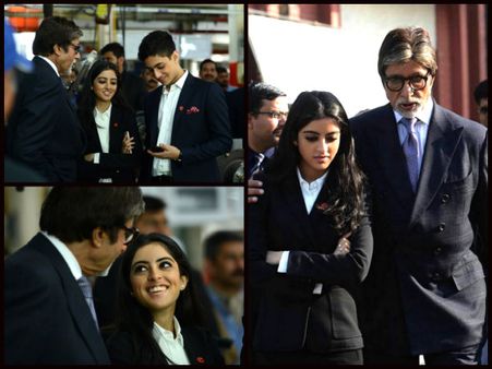 Nazar Na Lage: Amitabh Bachchan Meets Navya Naveli & Agastya; You Can't Look Away From Their Photos!