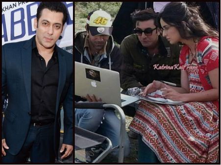 OMG! Katrina Kaif Met Salman Khan On The Sets Of Jagga Jasoos; Ranbir Kapoor Slammed The Door!
