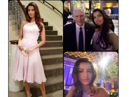 Manasvi Mamgai Attends Vice President Mike Pence' Dinner Event!