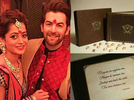 HEART-WARMING! This Is How Neil Nitin Mukesh's Wedding Invite Looks Like!