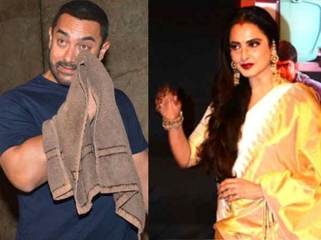 REALLY? Rekha Left Aamir Khan In Tears At The Dangal Success Bash
