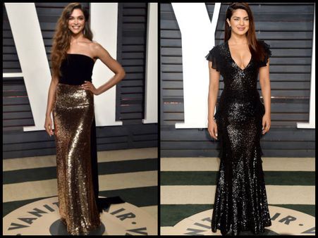 NEW PICTURES: Deepika Padukone & Priyanka Chopra Attend Vanity Fair Oscar Party; Who Looked Better?
