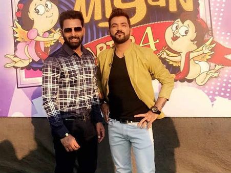 Bigg Boss 10’s Manu Punjabi & Manveer Gujjar Shoot Together For Colors’ Chote Miyan! (PICS)