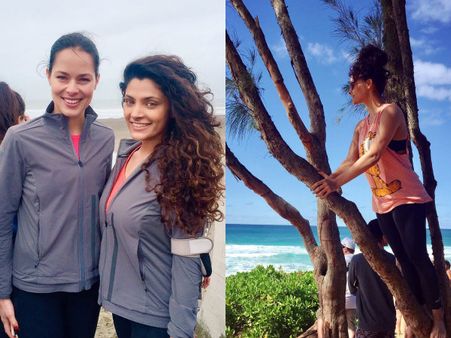 Saiyami Kher Holidays In Hawaii, Meets Tennis Star Ana Ivanovic!
