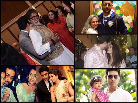 Abhishek Bachchan Hugs Big B; See His 10 HEART-TOUCHING Pics With Aishwarya, Aaradhya, Jaya & Shweta