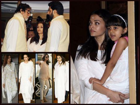 IN PICTURES: Aaradhya Bachchan & B-town Celebs Attend Aishwarya Rai Bachchan’s Father’s Prayer Meet!