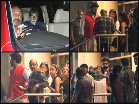 PICTURES! Aishwarya Rai Looks Sad; Visits Critically Ill Father With Abhishek & Amitabh Bachchan