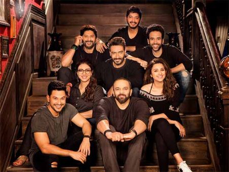 View Pic! Golmaal Again Starcast Featuring Ajay Devgn, Parineeti Chopra & Tabu!