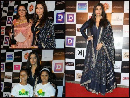 B’FUL PICTURES! Aishwarya Rai Bachchan Beams With Pride As She Receives Her Dadasaheb Phalke Award!