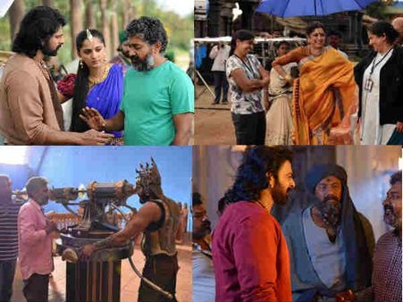 Baahubali 2: These Working Stills Of Prabhas & Rana Daggubati Are Just Not To Be Missed!