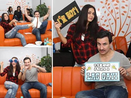 RARE SIGHTING! Saif Ali Khan Spotted Spending Time With Kareena Kapoor's Rival Preity Zinta (Pics)