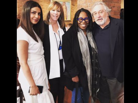 Priyanka Chopra's Afternoon Date With Robert Deniro & Whoopi Goldberg!