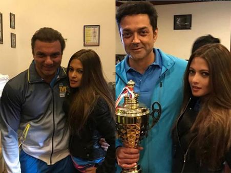 Riya Sen Attends The Bollywood Vs MPs Cricket Match In Dharamsala! View Pics!