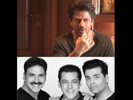 HOW SWEET OF HIM! Shahrukh Khan Feels Good That KJo & Salman Are Doing A Film With Akshay Kumar