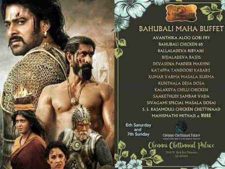 'Baahubali' Chicken 65' Or 'Bhallaladeva' Biryani? Baahubali 2 Inspires Restaurant Menus Abroad!