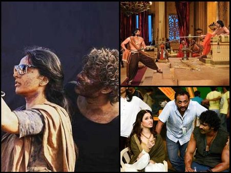 Rare & Unseen! Behind-The-Scenes Pictures Of Prabhas, Rana Daggubati & Anushka From Baahubali Sets
