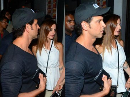 Hrithik Roshan & Sussanne Khan Spotted At A Dinner Date! View Pictures