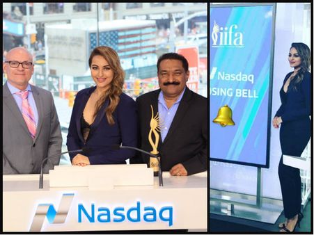 IIFA 2017: Sonakshi Sinha Rings Nasdaq Bell In New York