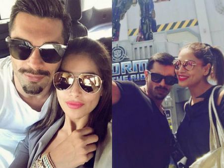 Bipasha Basu & Karan Singh Grover Are Seen 'Monkeying' Around At Universal Studios! View Pics