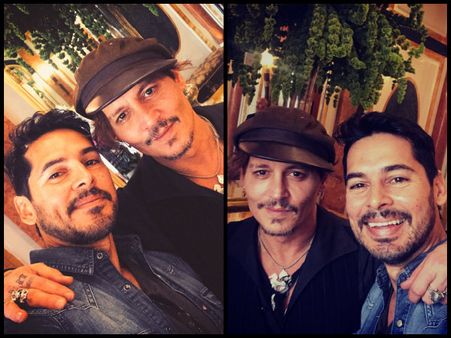 Oh Boy! Dino Morea Met Johnny Depp & Their Pictures Will Shoo Away Your Monday Blues!