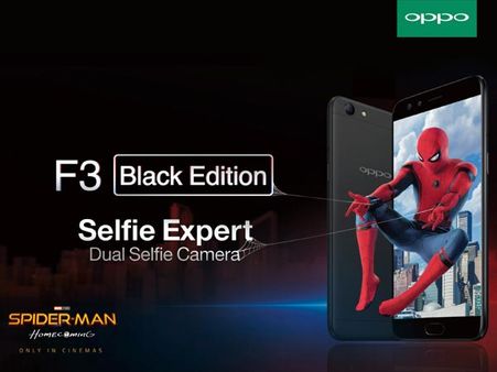 OPPO F3 Celebrates The New Movie Spider-Man: Homecoming!