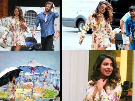 These New Pics Of Priyanka Chopra Shooting With Liam Hemsworth Will Make You Say 'Feelin' HOT'!