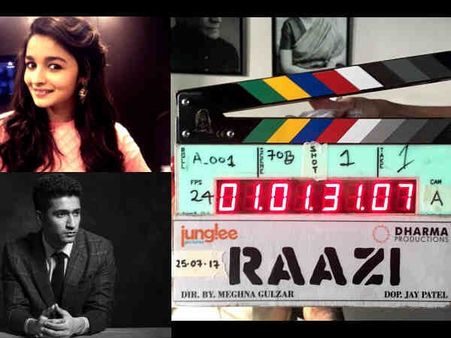 LIGHTS, CAMERA & ACTION! Vicky Kaushal- Alia Bhatt's Raazi Goes On Floors