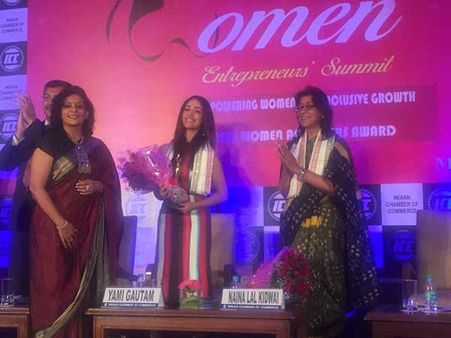 Women Entrepreneurs Summit Felicitate Yami Gautam For Her Achievements!