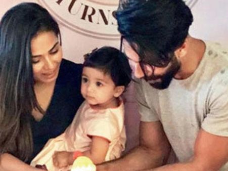 Awww, So Cute! Here's Baby Misha's First Birthday Picture