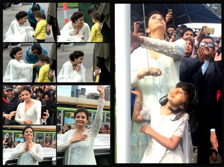 DON'T MISS THESE PICS! Aaradhya & Aishwarya Rai Bachchan Hoist The Indian Flag In Melbourne!