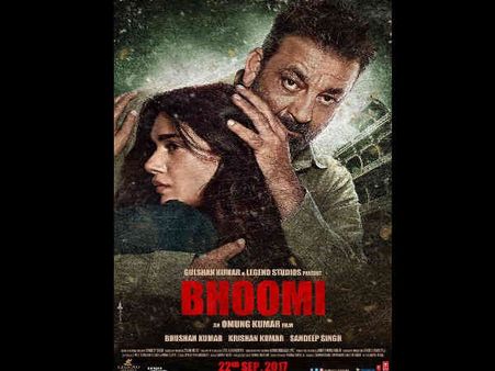 Bhoomi New Poster: Sanjay Dutt Is Set To Protect 'Daughter' Aditi Rao Hydari From The Big Bad World!