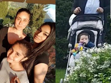 Kareena Kapoor, Saif Ali Khan & Taimur's Latest Pictures From Their Switzerland Holiday! View Here