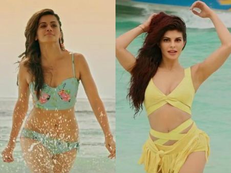 Who Looks Hotter In A Bikini! Jacqueline Fernandez Or Taapsee Pannu? Judwaa 2 Special