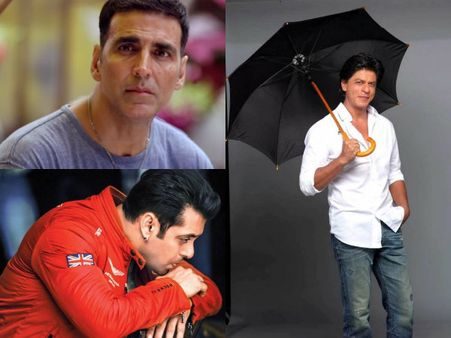 Shahrukh Khan Shows He's The BOSS! Beats Salman Khan & Akshay Kumar By A Thin Margin! Read Details